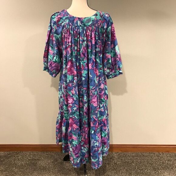 Partners Mervyns vintage loose fit floral maxi dress - Picture 9 of 15
